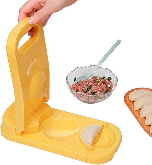 Multipurpose 2-in-1 Manual Dumpling Skin Press and Mold Maker Tool