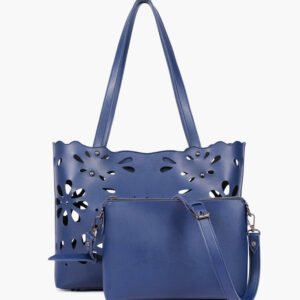 Blue Floral Tote Bag