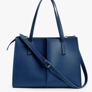 Blue Structured Tote