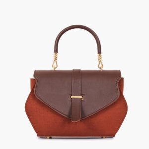 Dark Brown Hexagon Bag