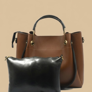 Quaint Top Handle Tote Bag – Brown