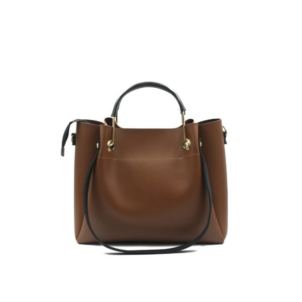 02_Quaint_Top_Handle_Tote_Bag_Brown_3 Quaint Top Handle Tote Bag – Brown