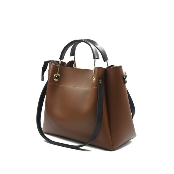 02_Quaint_Top_Handle_Tote_Bag_Brown_4 Quaint Top Handle Tote Bag – Brown