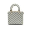 Checker Mini Crossbody - White