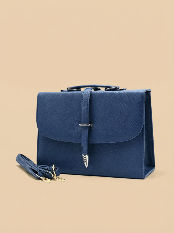 16_Classic_Square_Top_Handle_Bag_-_Blue_1 Classic Square Top Handle Bag - Blue