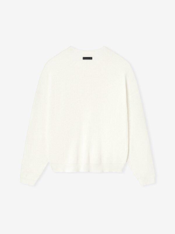 Waffle Crewneck Sweater