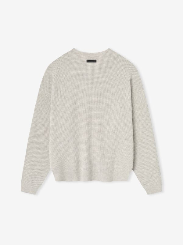 Waffle Crewneck Sweater