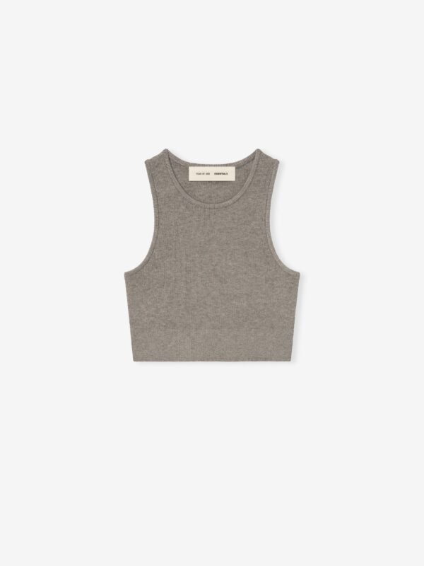Womens Soft Rib Knit Sport Tank