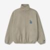 Dodgers Suede Fleece Modern Half Zip