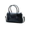 Seren Croc Satchel Tote – Black