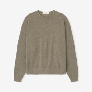 Waffle Crewneck 90s Sweater