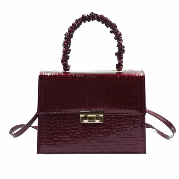 Leather Crossbody Bag – Maroon