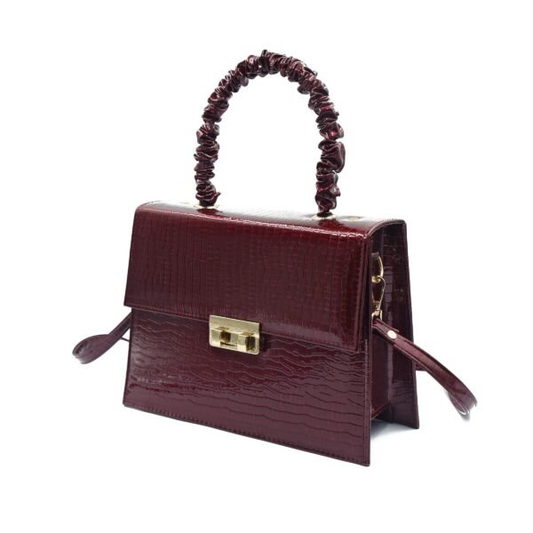 Leather Crossbody Bag – Maroon