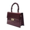 Leather Crossbody Bag – Maroon