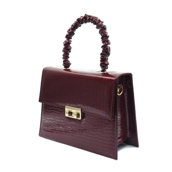 Leather Crossbody Bag – Maroon
