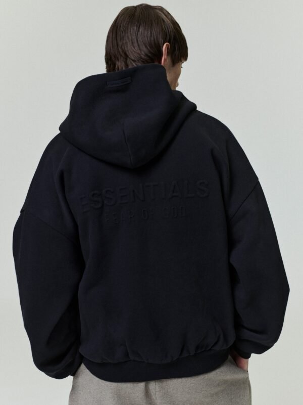 ED1SP25_ZIP-UP_2105.jpg Embossed Classic Fleece Zip-Up Hoodie