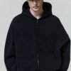 ED1SP25_ZIP-UP_2129copy-1.jpg Embossed Classic Fleece Zip-Up Hoodie