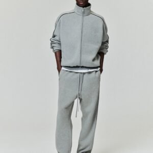 Modern Track Jacket With Piping