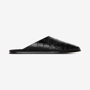 Croc Embossed Slide