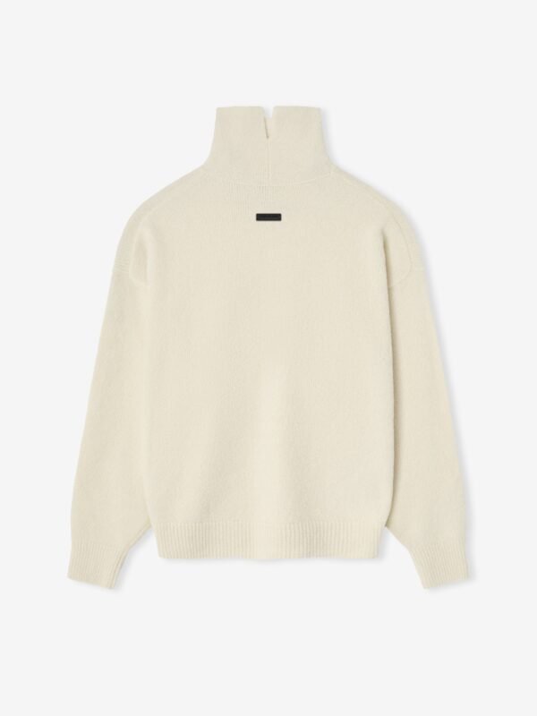 Wool Split High Neck Sweater