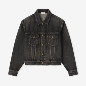 TRUCKER_JACKET_FG25FW42-422DNM-003_Worn_Black_1.jpg Denim Trucker Jacket