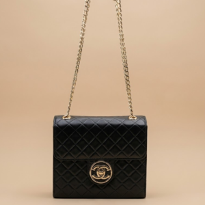 Trendy Chain Shoulder Bag – Black