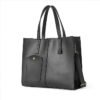Modern Pocket Tote – Black