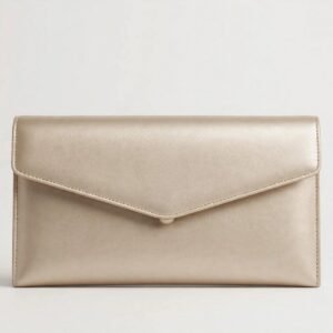 Oriana Foldover Clutch - Champagne